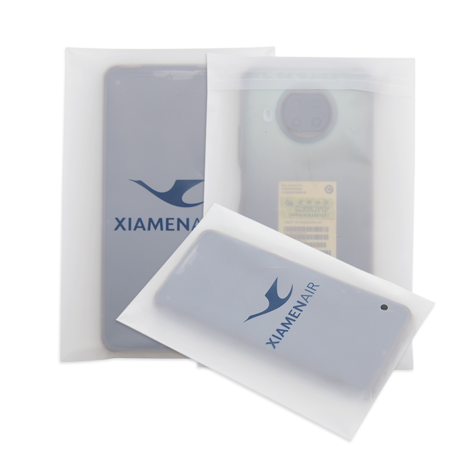 小米品牌智能手機(jī)CPE磨砂包裝袋定制項(xiàng)目(圖1)